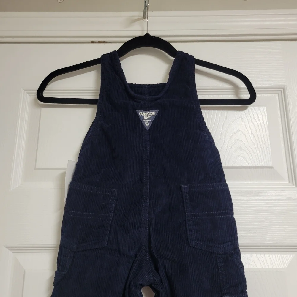 Oshkosh B'gosh NWT Corduroy Baby Overall 24 Months.